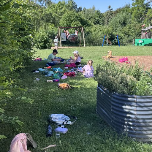 Warten im Garten
